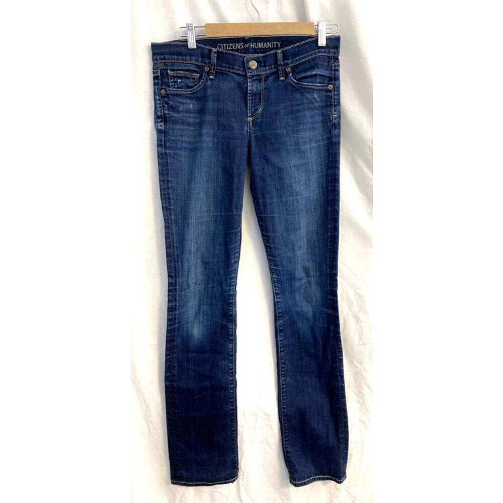 Citizens Of Humanity Jeans  Size 29 Ava Low Rise Straight Leg Dark Blue   -056